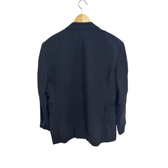 Brooks Brothers Mens 42R Black Wool Blend Sport Coat Blazer Jacket Brooksease - Picture 2 of 11